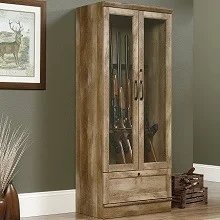 2021 Top 5 Wood Gun Cabinet And Safe (Solid Wood)